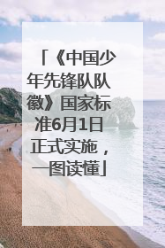 《中国少年先锋队队徽》国家标准6月1日正式实施，一图读懂