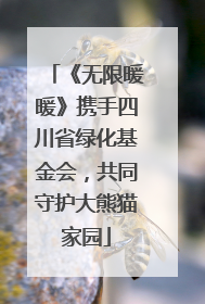 《无限暖暖》携手四川省绿化基金会，共同守护大熊猫家园