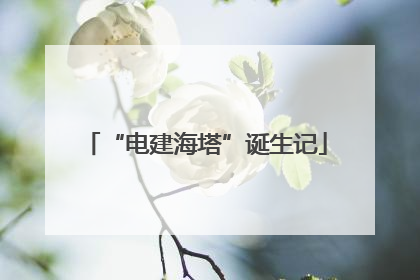 “电建海塔”诞生记