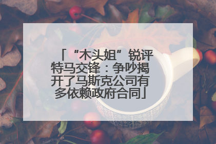 “木头姐”锐评特马交锋：争吵揭开了马斯克公司有多依赖政府合同