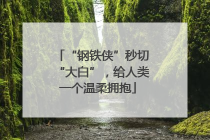 “钢铁侠”秒切“大白”，给人类一个温柔拥抱