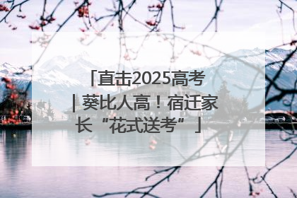 直击2025高考｜葵比人高！宿迁家长“花式送考”