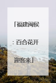 福建闽侯：百合花开迎客来