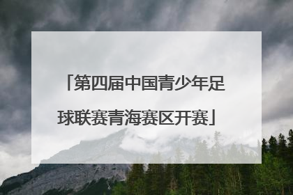 第四届中国青少年足球联赛青海赛区开赛