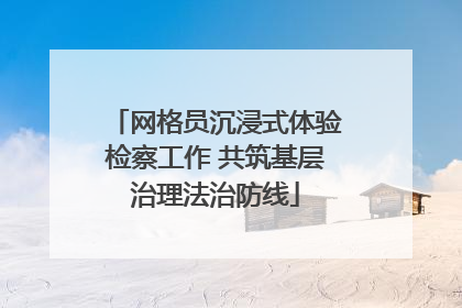 网格员沉浸式体验检察工作 共筑基层治理法治防线