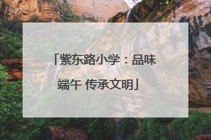 紫东路小学：品味端午 传承文明
