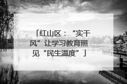 红山区：“实干风”让学习教育照见“民生温度”
