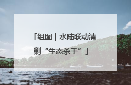 组图｜水陆联动清剿“生态杀手”