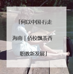 何以中国·行走海南｜侨校飘茶香 职教新发展