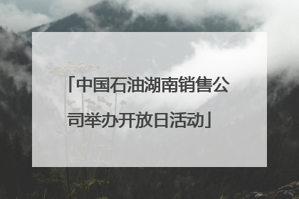 中国石油湖南销售公司举办开放日活动