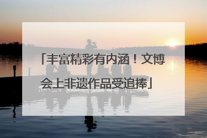 丰富精彩有内涵！文博会上非遗作品受追捧