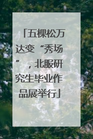 五棵松万达变“秀场”，北服研究生毕业作品展举行