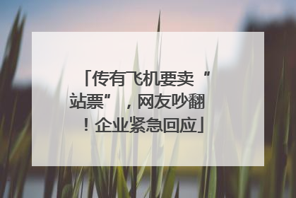 传有飞机要卖“站票”，网友吵翻！企业紧急回应