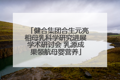 健合集团合生元亮相母乳科学研究进展学术研讨会 乳源成果领航母婴营养