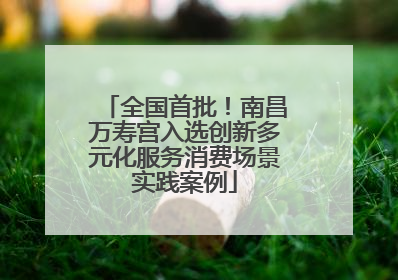 全国首批！南昌万寿宫入选创新多元化服务消费场景实践案例