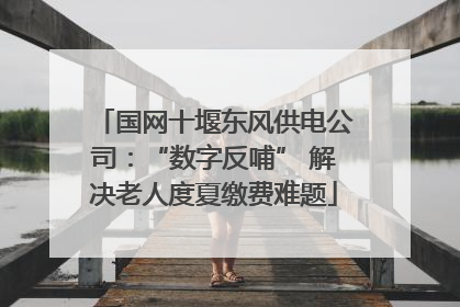 国网十堰东风供电公司：“数字反哺” 解决老人度夏缴费难题