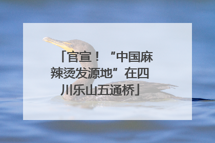 官宣！“中国麻辣烫发源地”在四川乐山五通桥