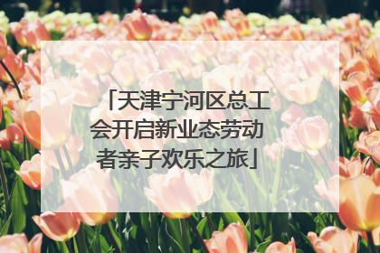 天津宁河区总工会开启新业态劳动者亲子欢乐之旅