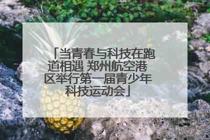 当青春与科技在跑道相遇 郑州航空港区举行第一届青少年科技运动会