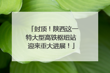 封顶！陕西这一特大型高铁枢纽站迎来重大进展！