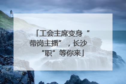 工会主席变身“带岗主播”，长沙“职”等你来