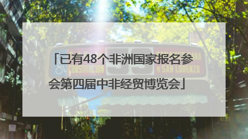 已有48个非洲国家报名参会第四届中非经贸博览会