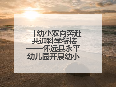 幼小双向奔赴 共迎科学衔接——怀远县永平幼儿园开展幼小衔接专题讲座
