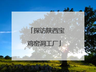 探访陕西宝鸡窑洞工厂