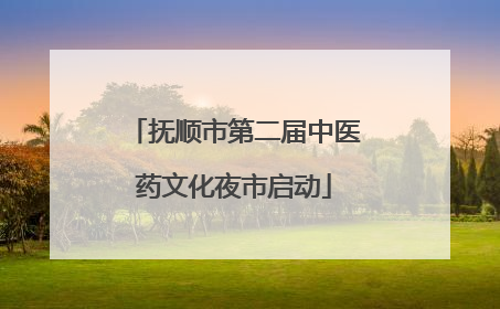 抚顺市第二届中医药文化夜市启动
