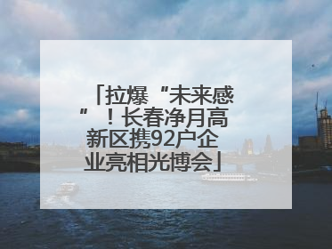 拉爆“未来感”！长春净月高新区携92户企业亮相光博会