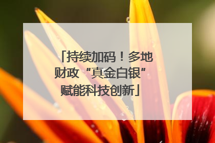 持续加码！多地财政“真金白银”赋能科技创新