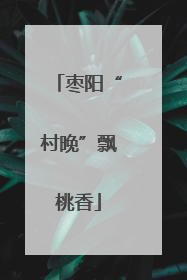 枣阳“村晚”飘桃香