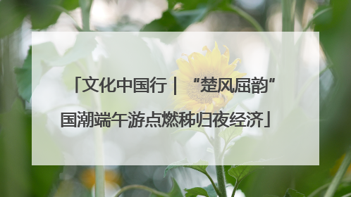 文化中国行｜“楚风屈韵”国潮端午游点燃秭归夜经济