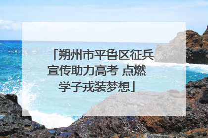朔州市平鲁区征兵宣传助力高考 点燃学子戎装梦想