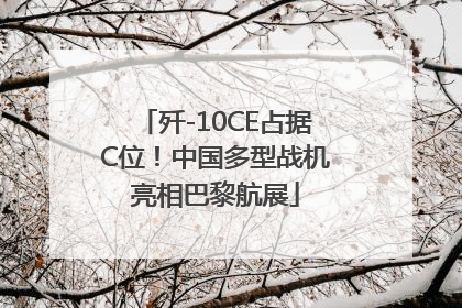 歼-10CE占据C位！中国多型战机亮相巴黎航展