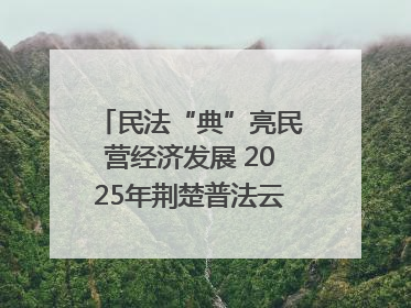 民法“典”亮民营经济发展 2025年荆楚普法云课堂第二期在武汉客厅开讲