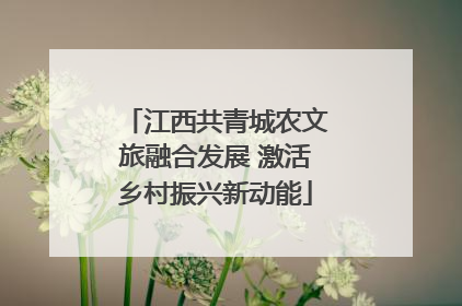 江西共青城农文旅融合发展 激活乡村振兴新动能