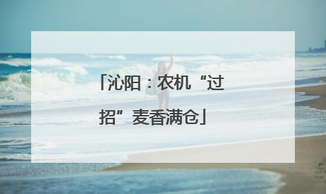 沁阳：农机“过招”麦香满仓