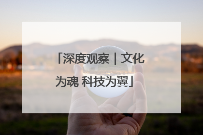 深度观察｜文化为魂 科技为翼