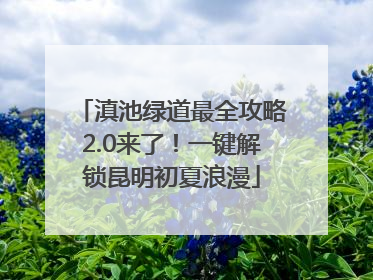 滇池绿道最全攻略2.0来了！一键解锁昆明初夏浪漫