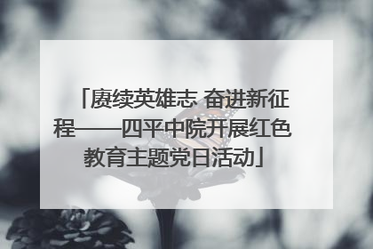 赓续英雄志 奋进新征程——四平中院开展红色教育主题党日活动