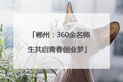郴州：360余名师生共启青春创业梦