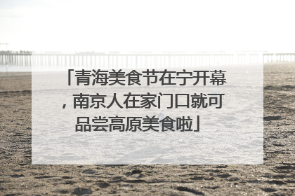 青海美食节在宁开幕，南京人在家门口就可品尝高原美食啦