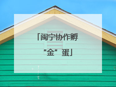 闽宁协作孵“金”蛋