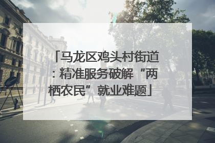 马龙区鸡头村街道：精准服务破解“两栖农民”就业难题