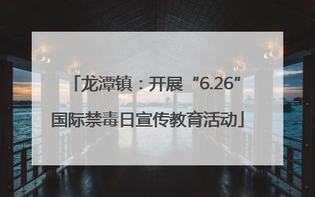 龙潭镇：开展“6.26”国际禁毒日宣传教育活动