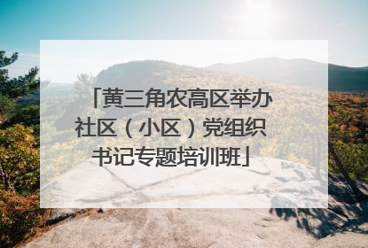 黄三角农高区举办社区（小区）党组织书记专题培训班