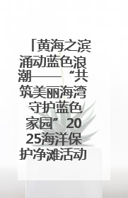 黄海之滨涌动蓝色浪潮——“共筑美丽海湾 守护蓝色家园”2025海洋保护净滩活动暨“美丽江苏—江河湖海青蓝行”海洋篇在连云港举行