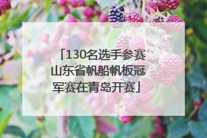 130名选手参赛 山东省帆船帆板冠军赛在青岛开赛