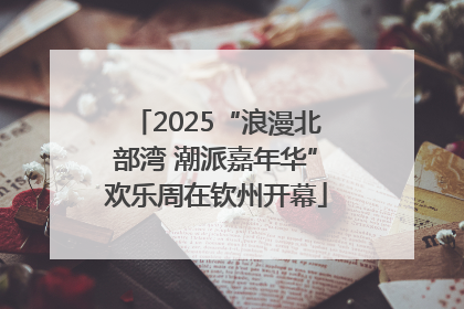 2025“浪漫北部湾 潮派嘉年华”欢乐周在钦州开幕